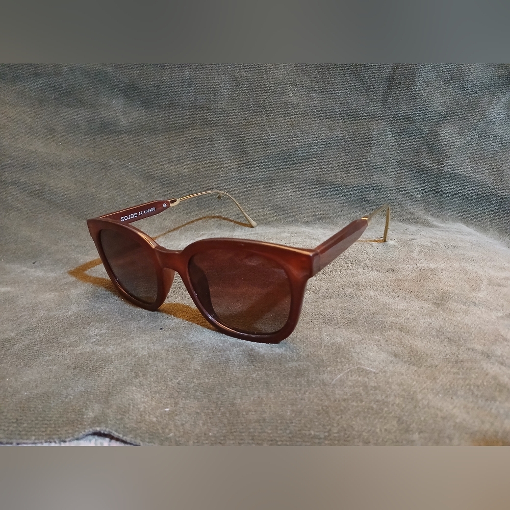 Sojos  Brown Sunglasses